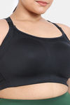 Zelocity True Curv High Impact Quick Dry Sports Bra - Jet Black — thumbnail 6